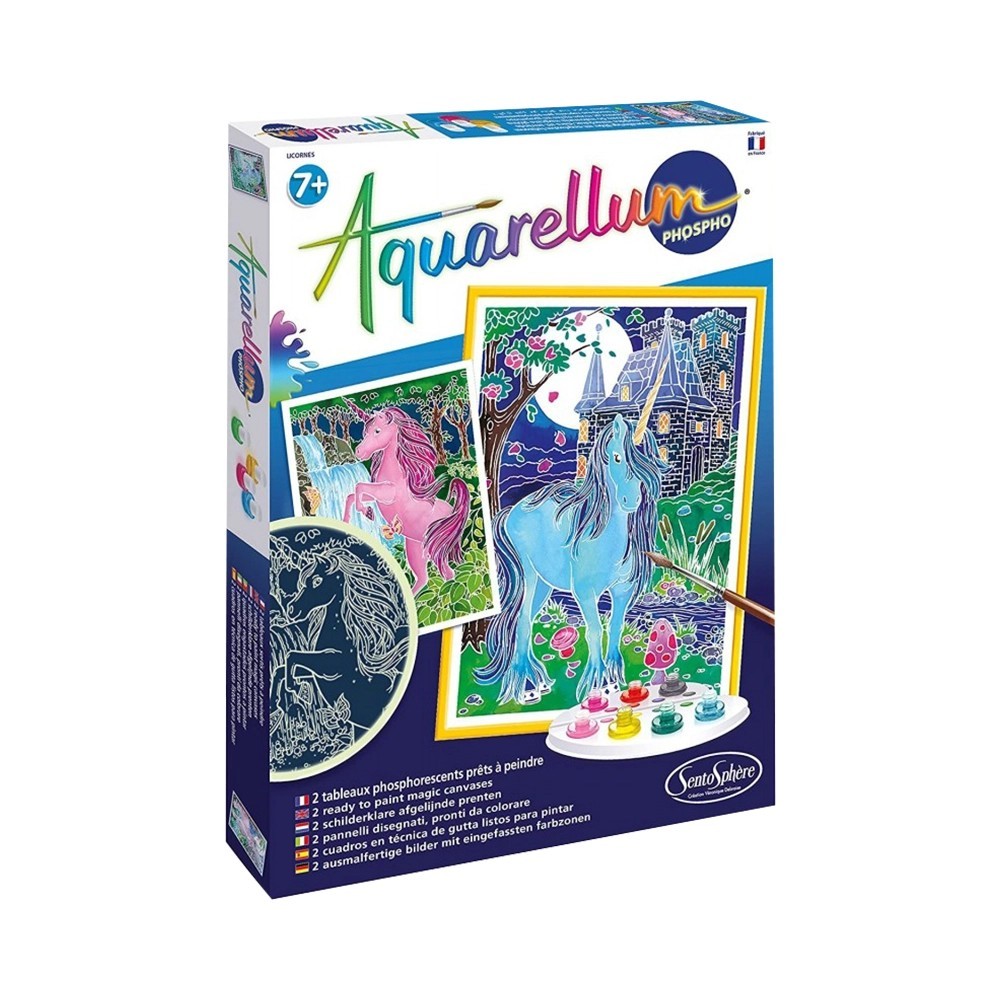 Aquarellum Phospho Unicorns - shines in the dark