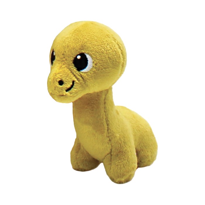 Peluche Diplodoco Mamma & Cucciolo Senape