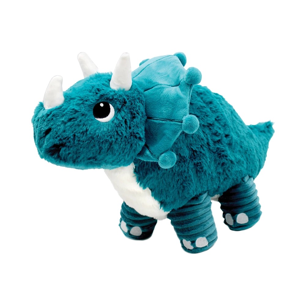 Triceratops Plush Mum & Baby Blue