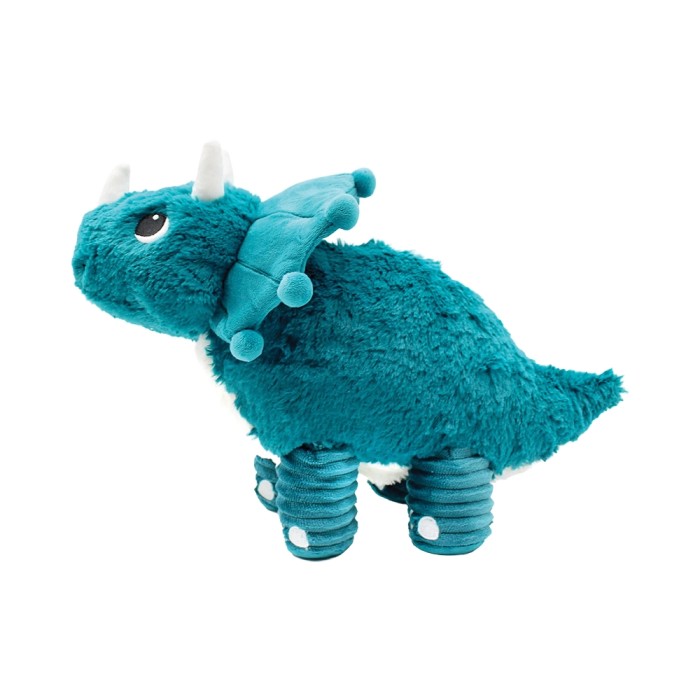 Peluche Triceratopo Mamma & Cucciolo Blu