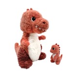 Peluche T-Rex Maman & Bébé Terracotta
