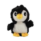 Peluche Iglou il Pinguino Mamma & Cucciolo Nero