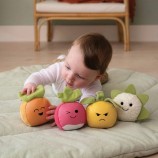 DooBalls Set of 4 Soft Toy Sensory Balls Veggie Garden