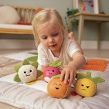 DooBalls Set of 4 Soft Toy Sensory Balls Veggie Garden