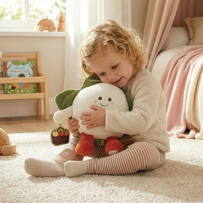 Aktivitäts-Kuscheltier Peter der Blumenkohl