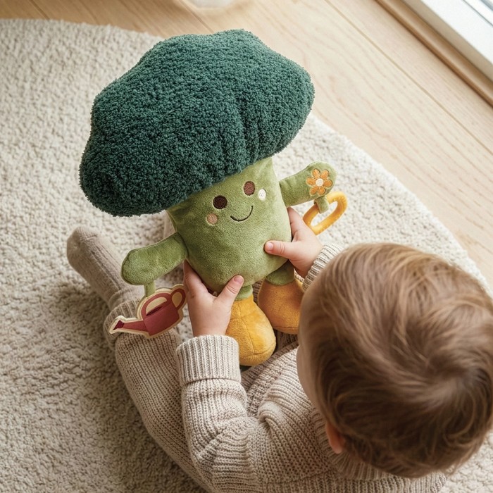 Peluche d'Activités Bobby le Brocoli