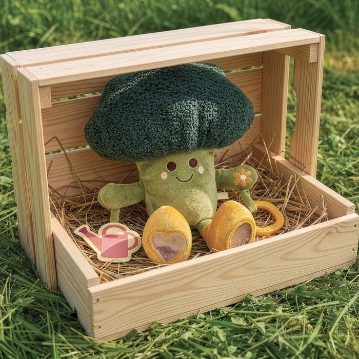 Peluche d'Activités Bobby le Brocoli