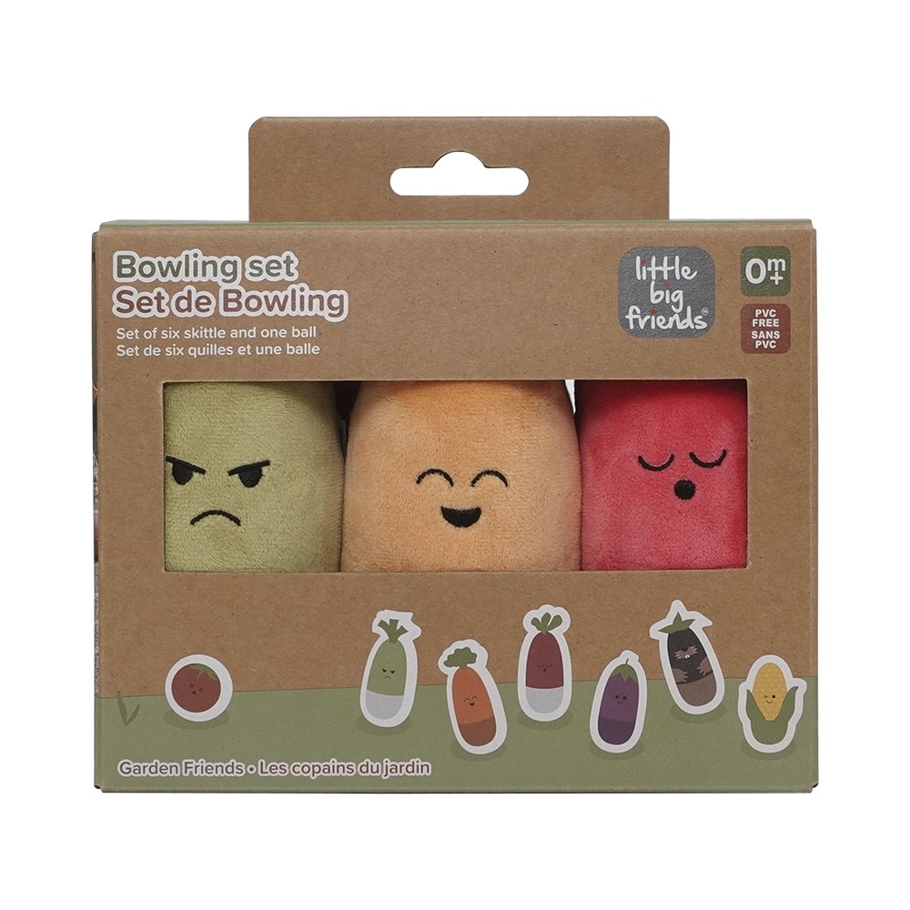 Fabric Bowling Set Veggie Garden