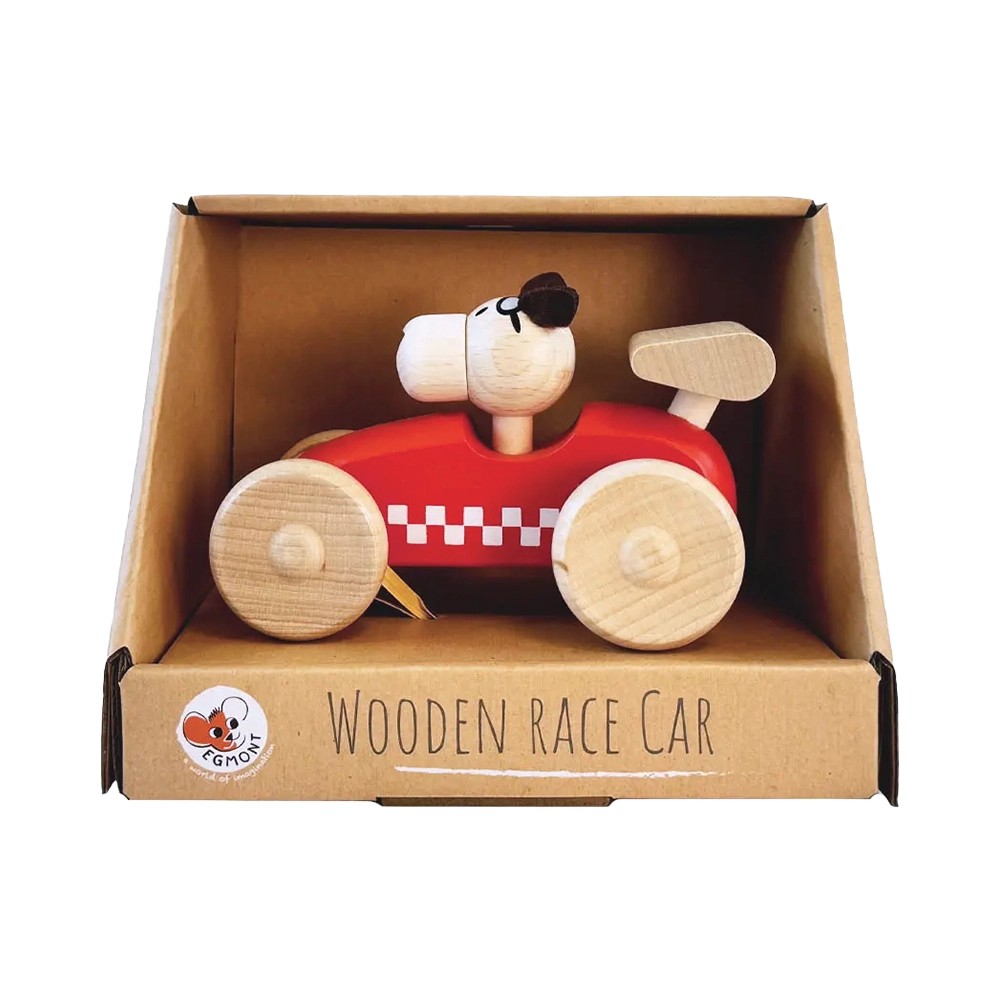 Rennauto aus Holz