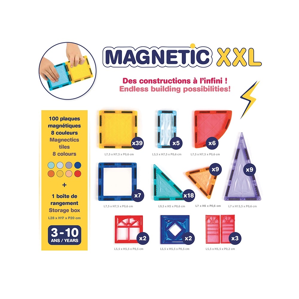Magnetic Box XXL 100 Pcs