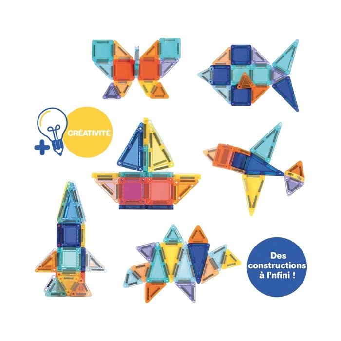 Magnetic Mini - 26 Tuiles Multicolores