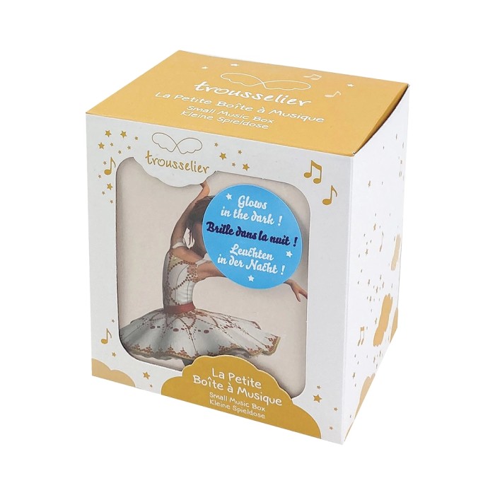 Boîte à Musique Cube Ballerine Beige Phospho