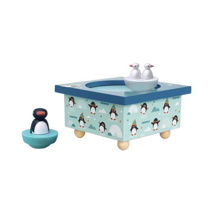 Boîte à musique magnétique Dancing Pinguins Trousselier