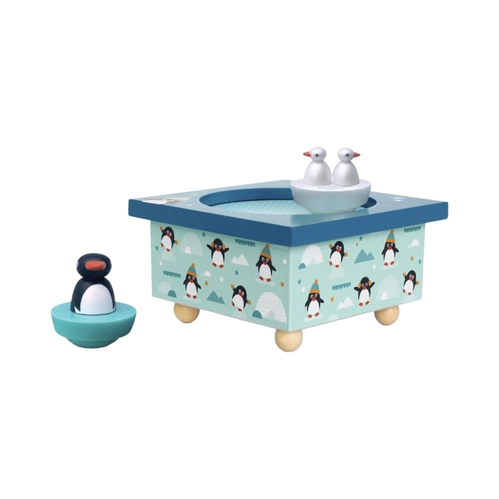 Boîte à musique magnétique Dancing Pinguins Trousselier