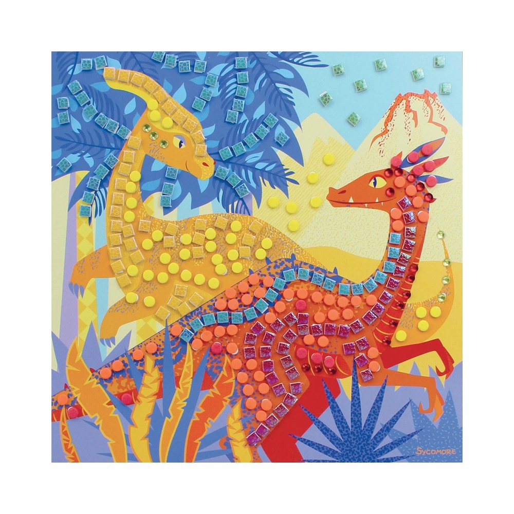 Stick'n Fun L Mosaici Dinosauri