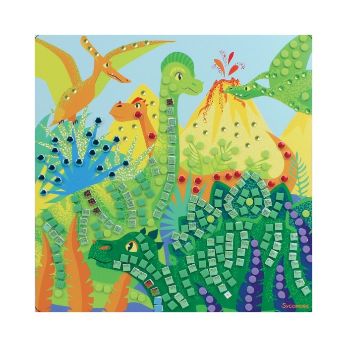 Stick'n Fun L Mosaici Dinosauri
