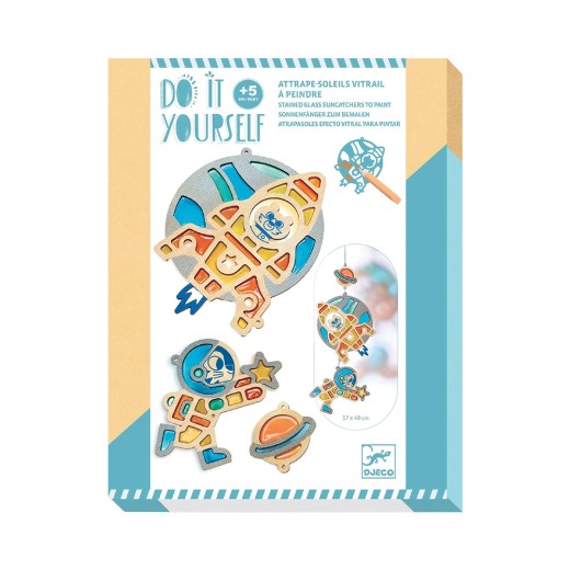 Cosmic Light Suncatcher Stained Glass Painting Kit