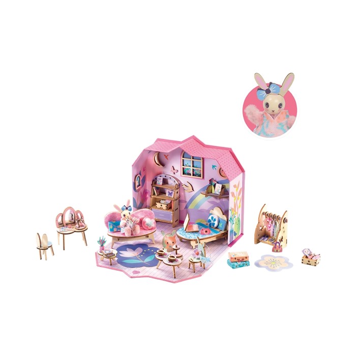 Set créatif miniature DIY Mi House maison Rosie à monter