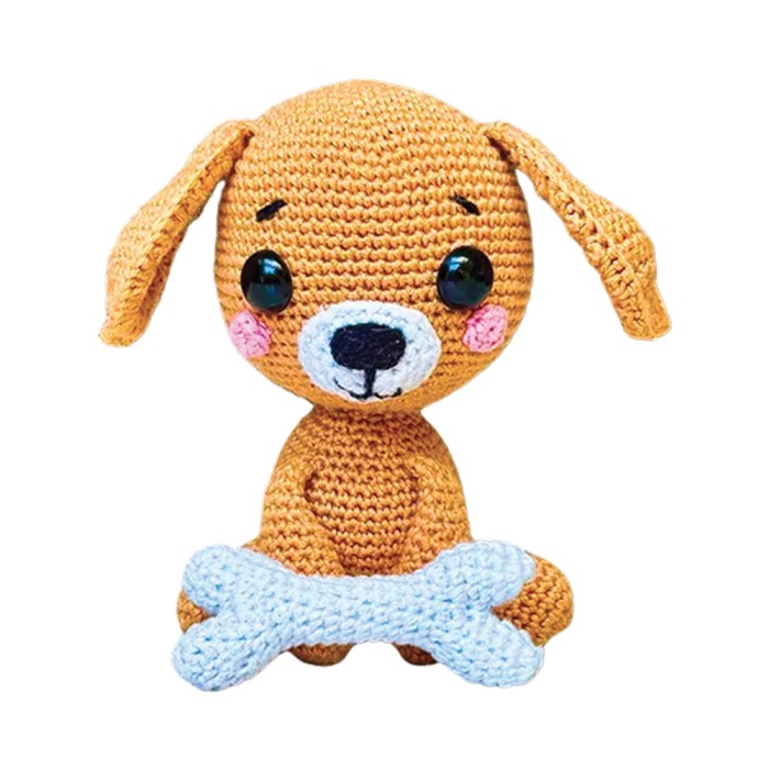 Crochet Kit Cookie the Dog