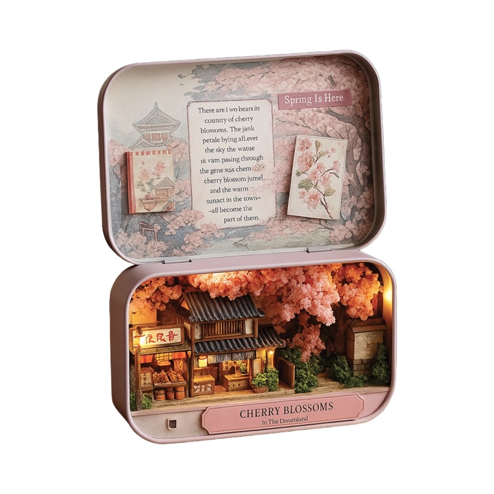 Kit Book Nook Sakura Box serre-livres décoratif débutant