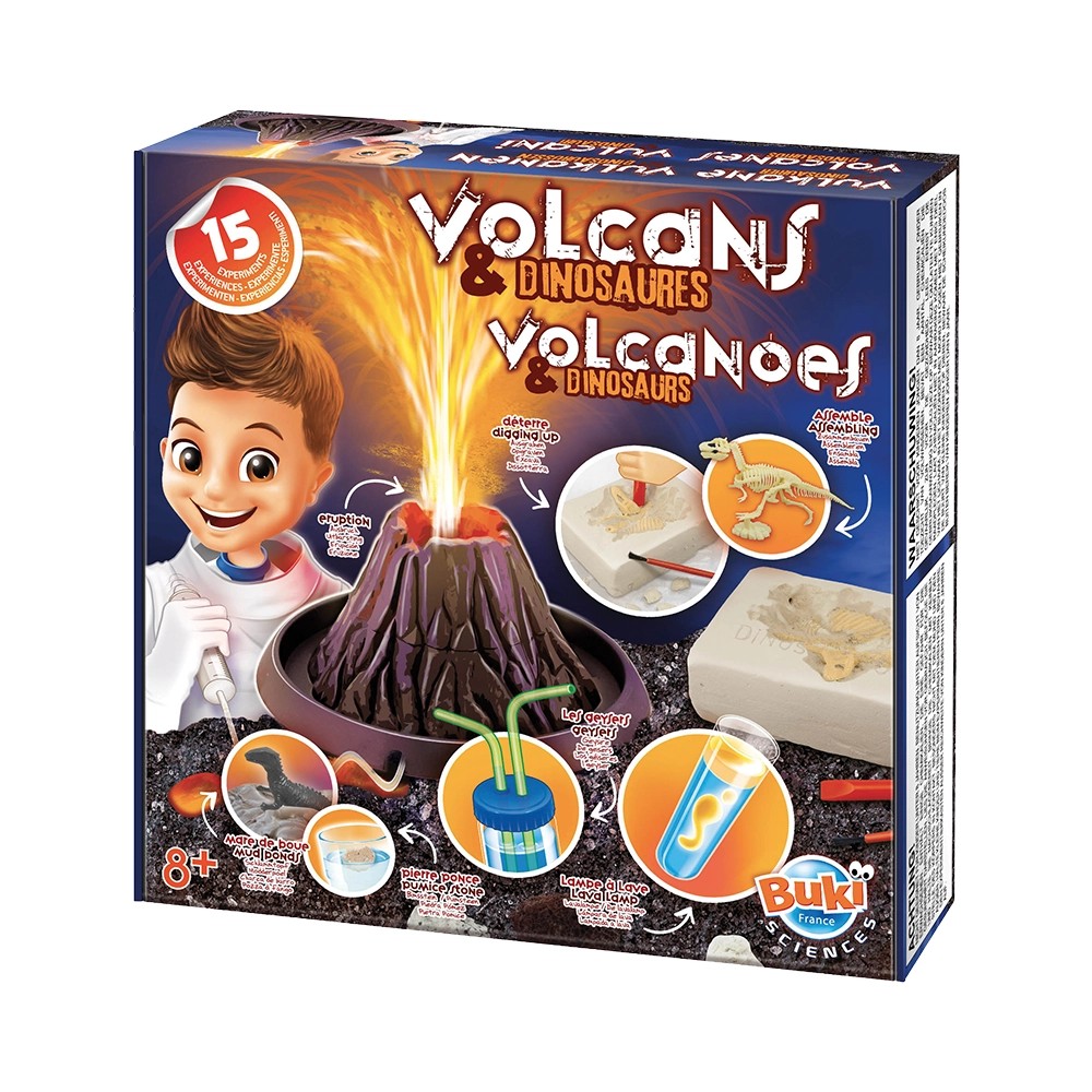 Vulkane und Dinosaurier Forscher-Set