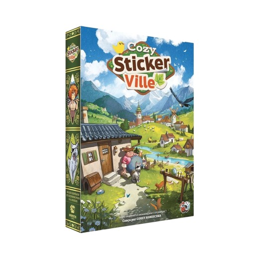 Cozy Sticker Town Activity Book