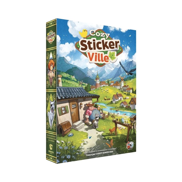 Cozy Sticker Town Activity Book