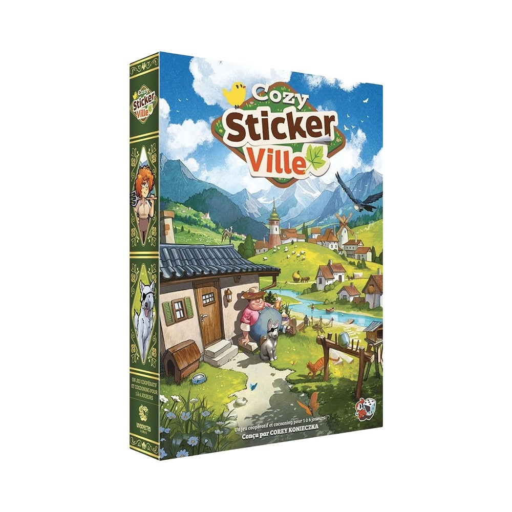 Cozy Sticker Town Activity Book