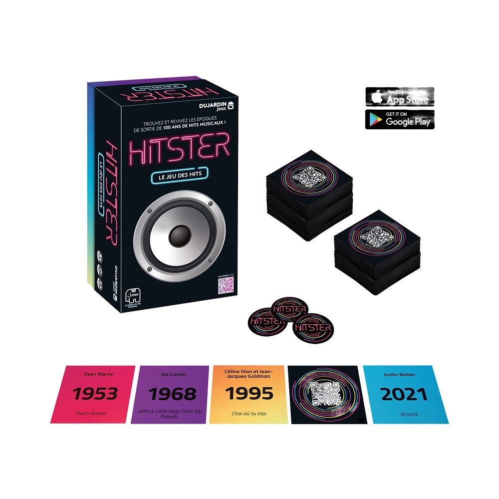 Jeu musical et quiz Hitster avec intégration Spotify
