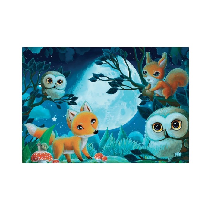 Puzzle per Bambini 2x24 pz Al Chiaro di Luna