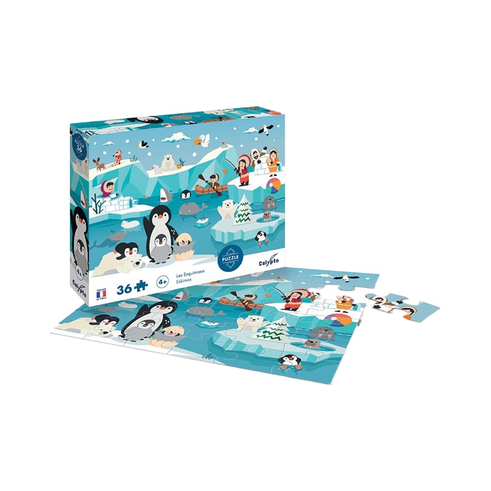 Kinderpuzzle 36 Teile Die Eskimos