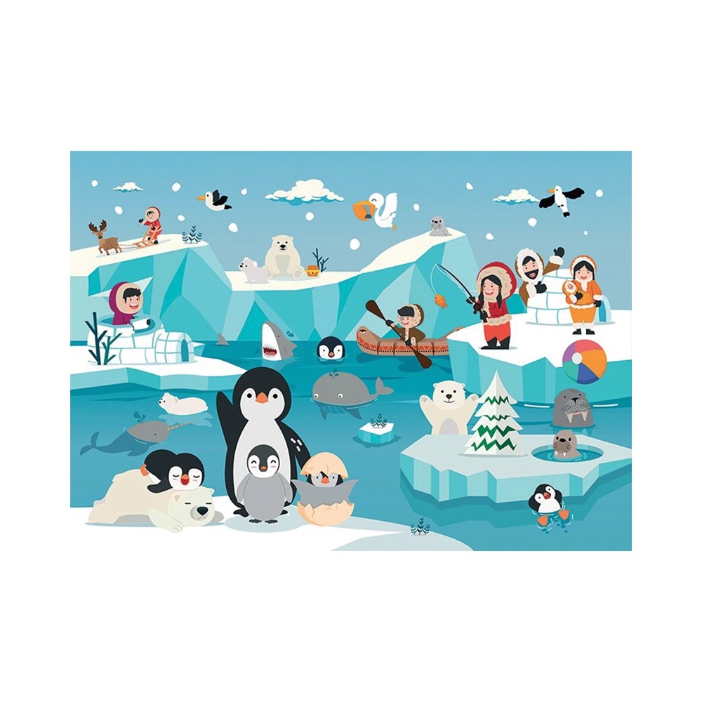 Kinderpuzzle 36 Teile Die Eskimos