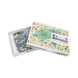 MyPuzzle 252 Teile Schweiz Karte