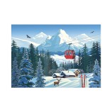 Puzzle 1000 pz Paesaggio Innevato