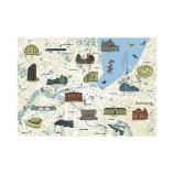 MyPuzzle 1000 Teile Genf Stadtplan