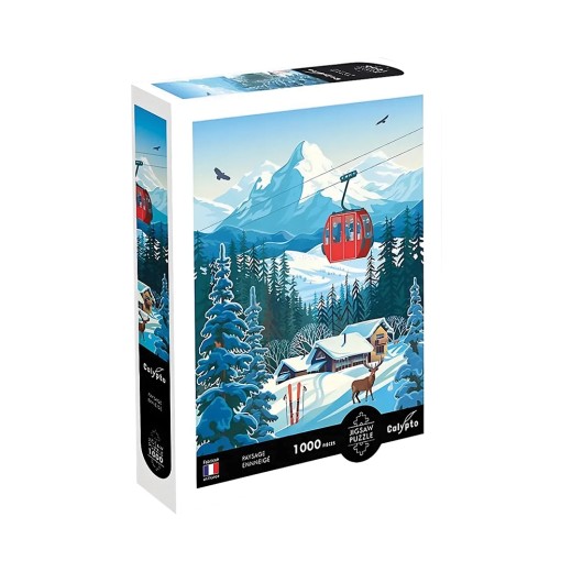 Puzzle 1000 Teile Verschneite Landschaft