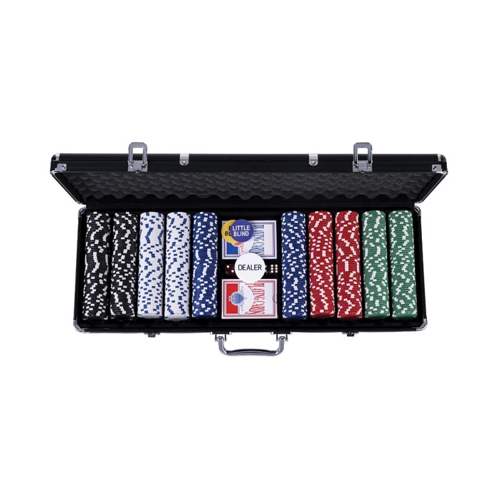 Poker Set Black Case 500 Chips 11.5g