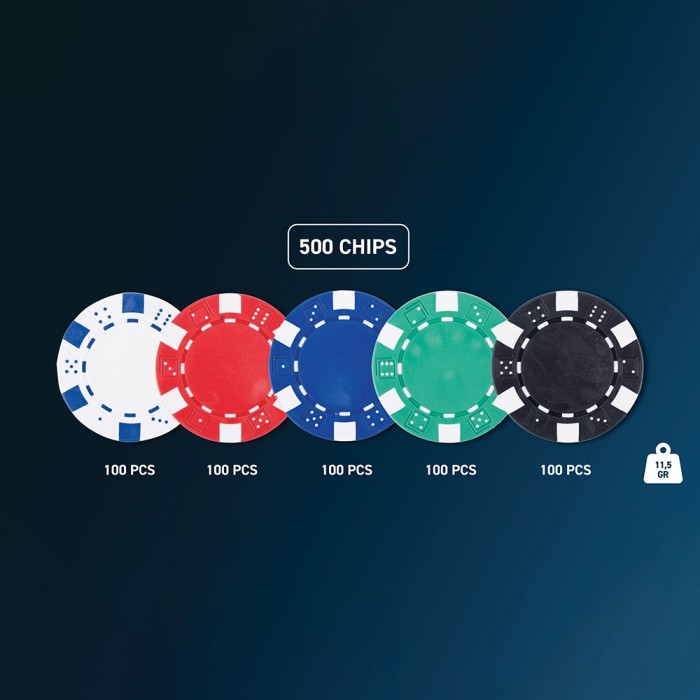 Poker Set Black Case 500 Chips 11.5g