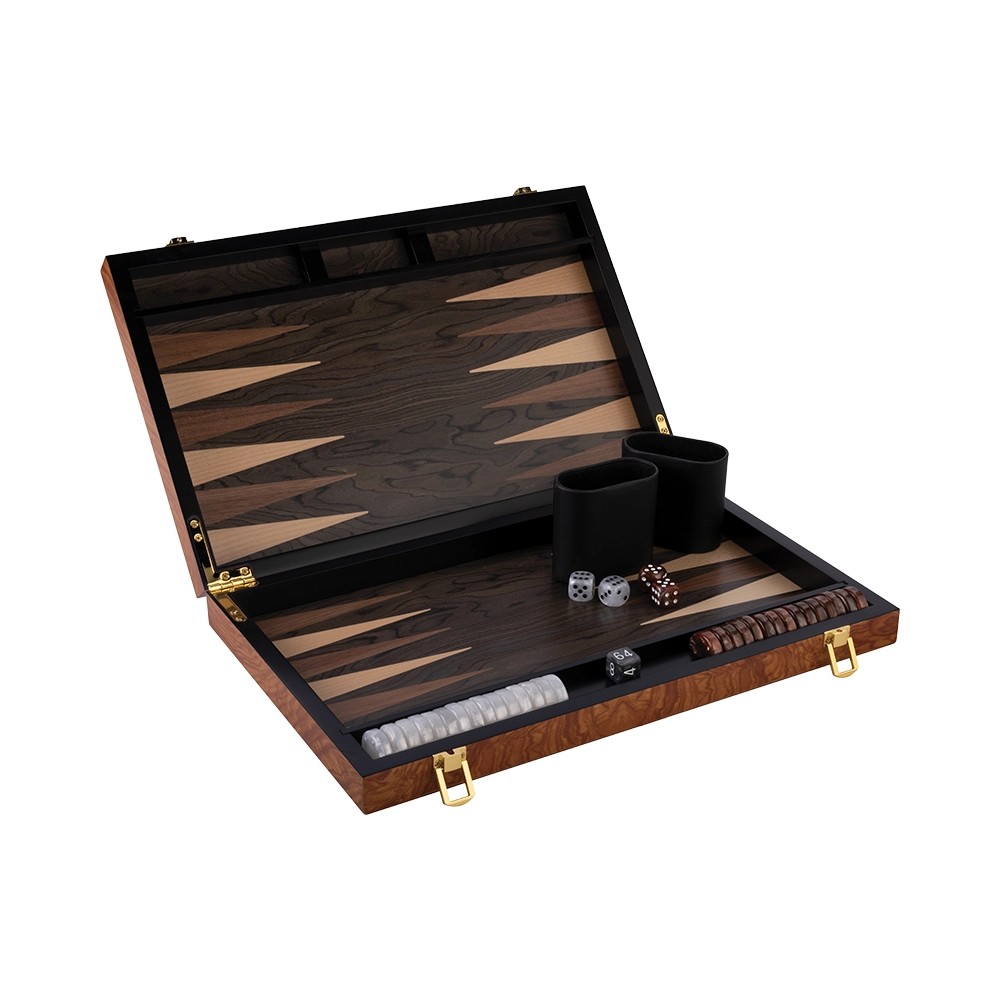Backgammon Set 38cm Rosewood