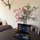 Backgammon Set 45cm Blue Walnut-Maple