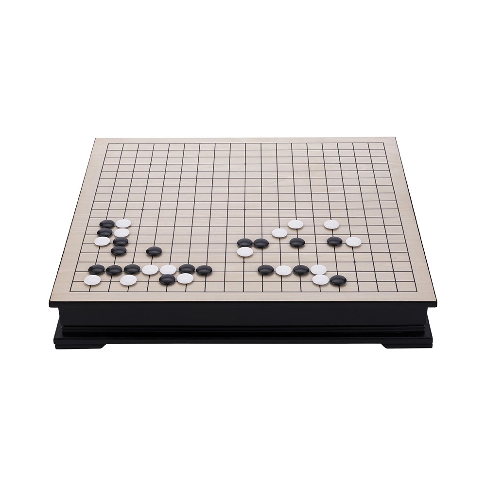 Gioco del Go 50x44cm Tavola in Legno e Pietre Plastica