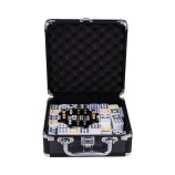 Mexican Train Double 12 Dominoes Aluminium Case