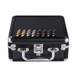 Mexican Train Double 12 Dominoes Aluminium Case