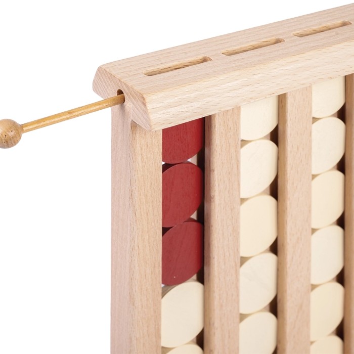 4 in a Row Wooden Game Beechwood 28.5x19cm
