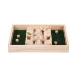 Double Shut the Box 34x24cm Rubberwood