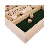 Double Shut the Box 34x24cm Rubberwood