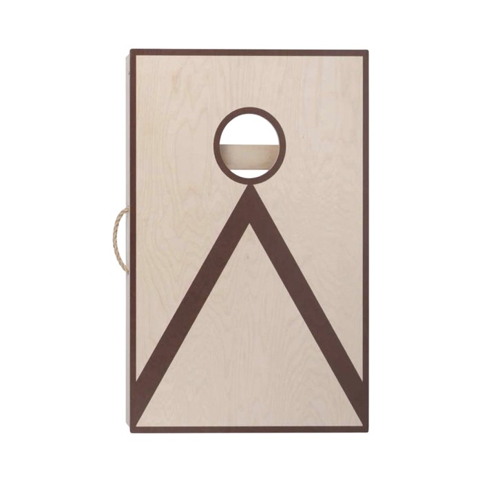 Cornhole Simple 90x60cm Pin et Bouleau avec 8 Sacs