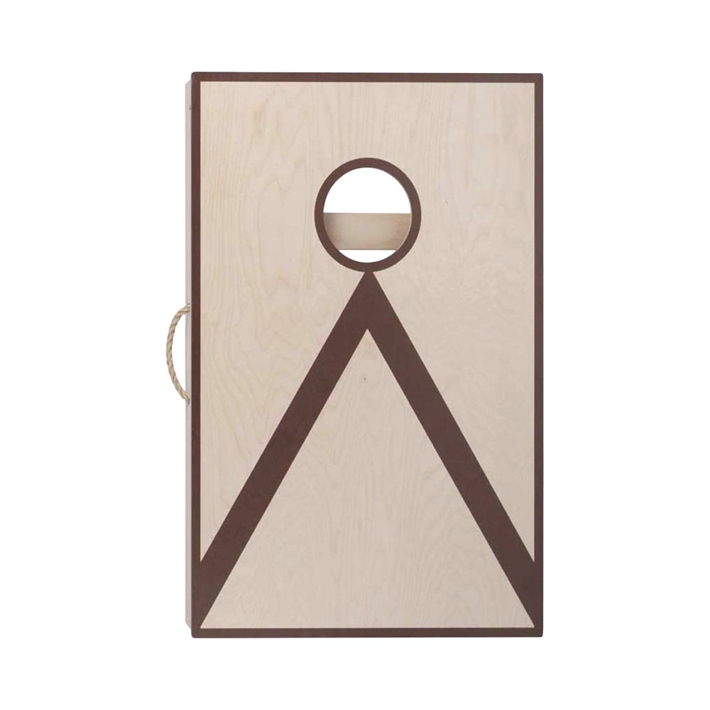 Single Cornhole Board 90x60cm Pine & Birch with 8 Bags