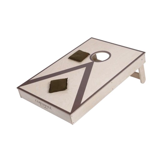 Single Cornhole Board 90x60cm Pine & Birch with 8 Bags