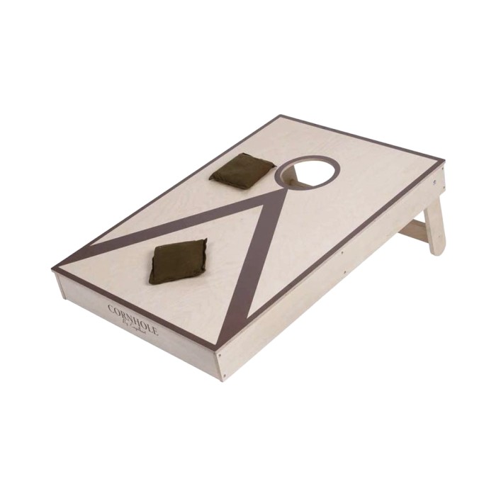 Single Cornhole Board 90x60cm Pine & Birch with 8 Bags